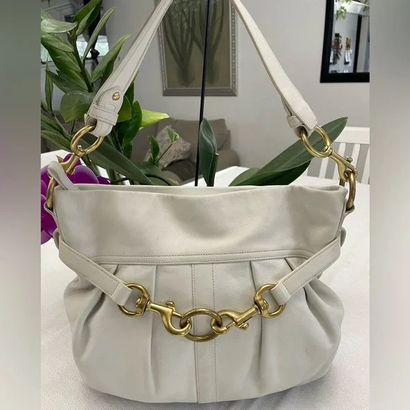 Coach | Bags | Vintage Y2k Coach White Leather Shoulder Bag Purse